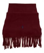 POLO RALPH LAURENポロ・ラルフローレン）の古着「カシミヤストール」｜ボルドー