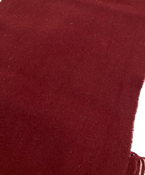 POLO RALPH LAUREN（ポロ・ラルフローレン）POLO RALPH LAUREN (ポロ・ラルフローレン) カシミヤストール ボルドーの古着・服飾アイテム