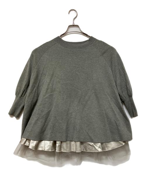 BEARDSLEY（ビアズリー）BEARDSLEY (ビアズリー) チュチュキャミニット グレー サイズ:Freeの古着・服飾アイテム