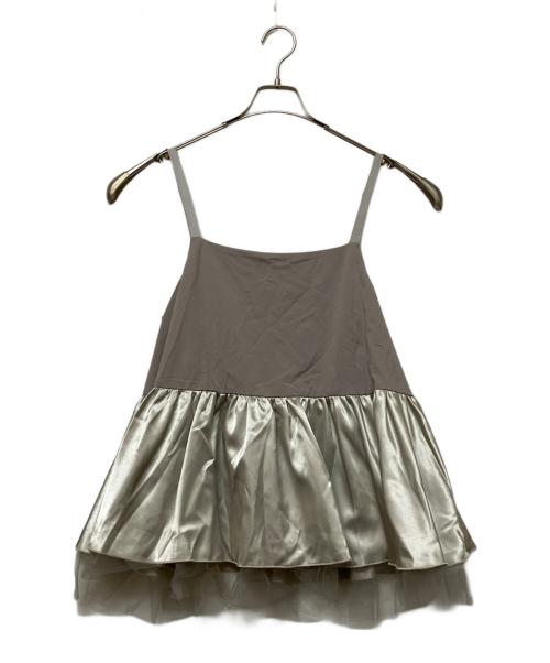 BEARDSLEY（ビアズリー）BEARDSLEY (ビアズリー) チュチュキャミニット グレー サイズ:Freeの古着・服飾アイテム