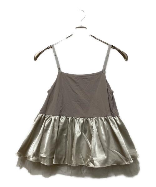 BEARDSLEY（ビアズリー）BEARDSLEY (ビアズリー) チュチュキャミニット グレー サイズ:Freeの古着・服飾アイテム