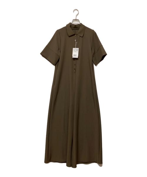 Adam et Rope（アダム エ ロペ）Adam et Rope (アダム エ ロペ) ポロシャツオールインワン ブラウン サイズ:38の古着・服飾アイテム