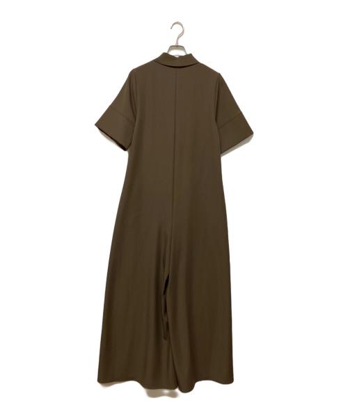 Adam et Rope（アダム エ ロペ）Adam et Rope (アダム エ ロペ) ポロシャツオールインワン ブラウン サイズ:38の古着・服飾アイテム