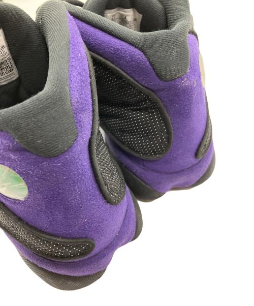 NIKE（ナイキ）NIKE (ナイキ) AIR JORDAN13 パープル×ブラック サイズ:26.5の古着・服飾アイテム