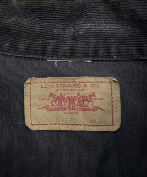 LEVI'S（リーバイス）LEVI'S (リーバイス) コーデュロイジャケット ブラウン サイズ:36の古着・服飾アイテム