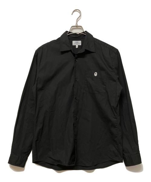 A BATHING APE（ア ベイシング エイプ）A BATHING APE (アベイシングエイプ) 長袖シャツ ブラック サイズ:SIZE Mの古着・服飾アイテム