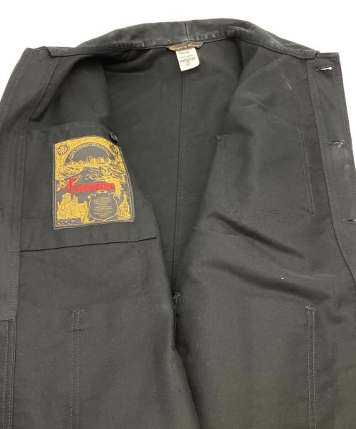 LE LABOUREUR（ル ラブルール）LE LABOUREUR (ル ラブルール) カバーオール ブラック サイズ:2の古着・服飾アイテム