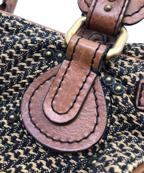 Chloe（クロエ）Chloe (クロエ) ハンドバッグ ブラック×ブラウン×ベージュの古着・服飾アイテム