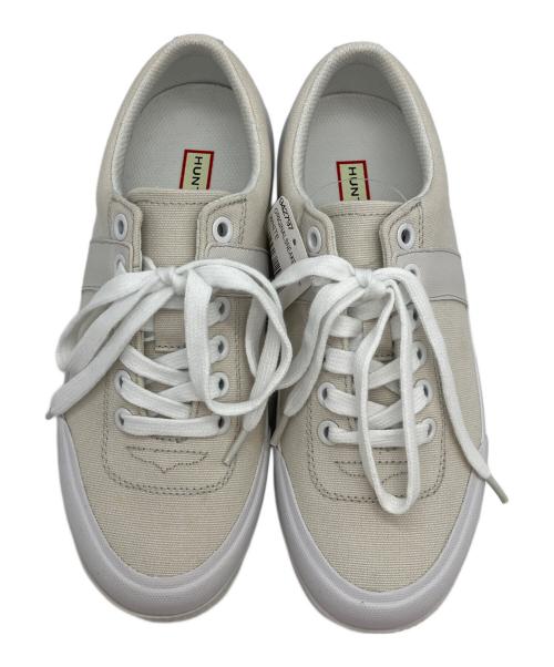 HUNTER（ハンター）HUNTER (ハンター) ローカットスニーカー ホワイト サイズ:UK3の古着・服飾アイテム