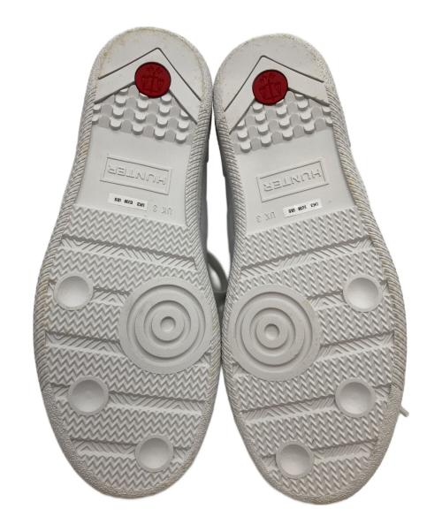 HUNTER（ハンター）HUNTER (ハンター) ローカットスニーカー ホワイト サイズ:UK3の古着・服飾アイテム