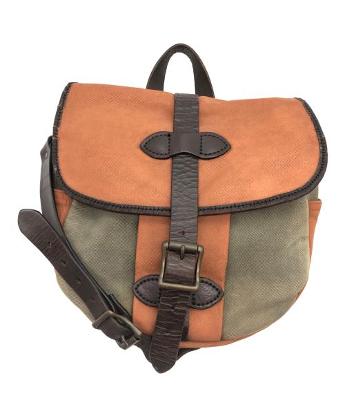 FILSON（フィルソン）FILSON (フィルソン) フィールドバッグ ベージュ×ブラウンの古着・服飾アイテム