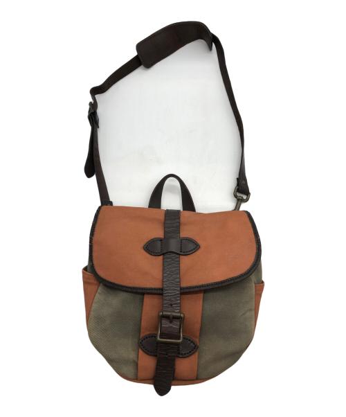 FILSON（フィルソン）FILSON (フィルソン) フィールドバッグ ベージュ×ブラウンの古着・服飾アイテム