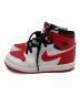 NIKE (ナイキ) AIR JORDAN1 レッド×ホワイト サイズ:16：5000円