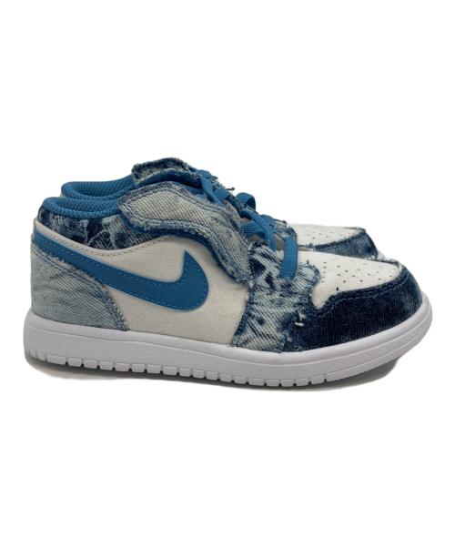 NIKE（ナイキ）NIKE (ナイキ) AIR JORDAN1 Low ALT TD ホワイト×ブルー サイズ:16の古着・服飾アイテム