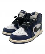 NIKEナイキ）の古着「AIR JORDAN1」｜ネイビー×ホワイト