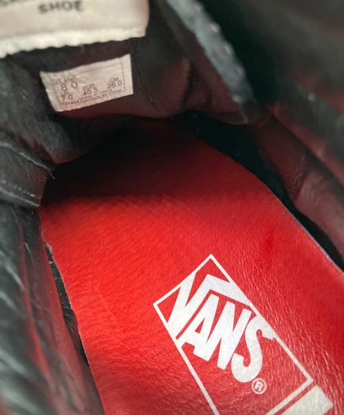 VANS×Supreme（ヴァンズ×シュプリーム）VANS×Supreme (ヴァンズ×シュプリーム) スニーカー ブラック×ホワイト サイズ:26の古着・服飾アイテム