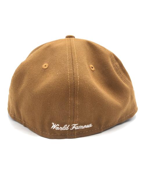 NewEra×Supreme（ニューエラ×シュプリーム）NewEra×Supreme (ニューエラ×シュプリーム) money Box Logo Suprem　キャップ ブラウンの古着・服飾アイテム