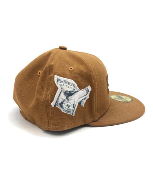 NewEra×Supreme（ニューエラ×シュプリーム）NewEra×Supreme (ニューエラ×シュプリーム) money Box Logo Suprem　キャップ ブラウンの古着・服飾アイテム