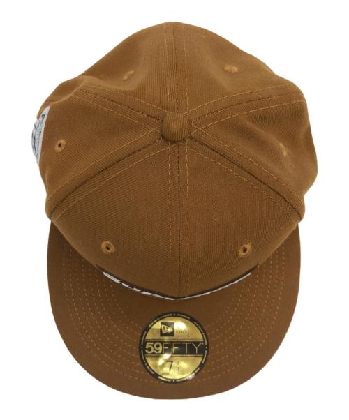NewEra×Supreme（ニューエラ×シュプリーム）NewEra×Supreme (ニューエラ×シュプリーム) money Box Logo Suprem　キャップ ブラウンの古着・服飾アイテム
