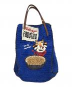 ANYA HINDMARCHアニヤ・ハインドマーチ）の古着「トートバッグ」｜ブルー