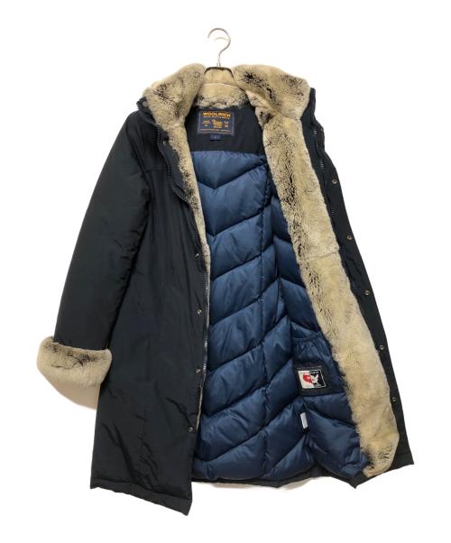 WOOLRICH（ウールリッチ）WOOLRICH (ウールリッチ) ダウンコート ブラック×ネイビー サイズ:SIZE Sの古着・服飾アイテム