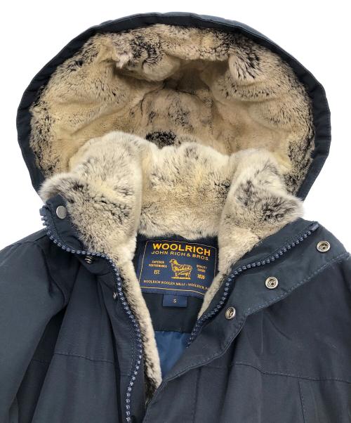 WOOLRICH（ウールリッチ）WOOLRICH (ウールリッチ) ダウンコート ブラック×ネイビー サイズ:SIZE Sの古着・服飾アイテム