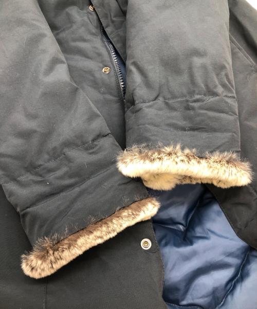 WOOLRICH（ウールリッチ）WOOLRICH (ウールリッチ) ダウンコート ブラック×ネイビー サイズ:SIZE Sの古着・服飾アイテム