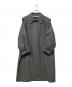 MAISON SPECIAL（メゾンスペシャル）の古着「Clear Melton Balmacaan Coat」｜グレー