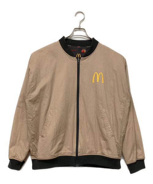 graniph（グラニフ）graniph (グラニフ) マクドナルド (マクドナルド) リバーシブルジャケット ベージュ×ブラック サイズ:Mの古着・服飾アイテム