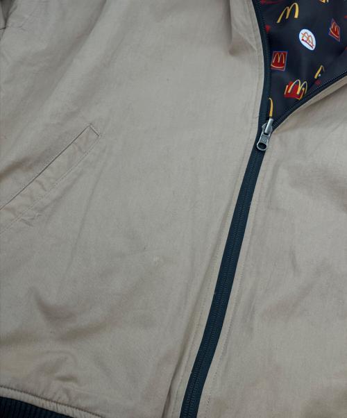 graniph（グラニフ）graniph (グラニフ) マクドナルド (マクドナルド) リバーシブルジャケット ベージュ×ブラック サイズ:Mの古着・服飾アイテム