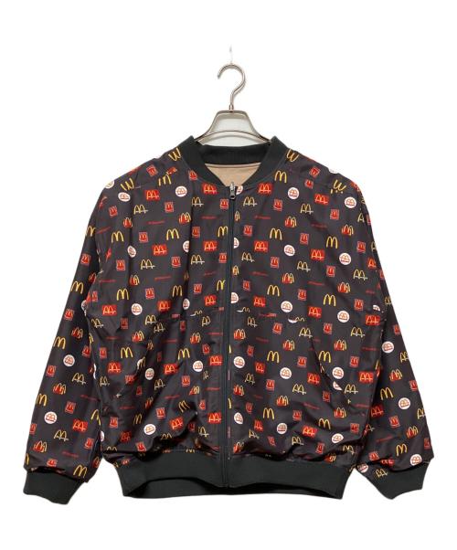 graniph（グラニフ）graniph (グラニフ) マクドナルド (マクドナルド) リバーシブルジャケット ベージュ×ブラック サイズ:Mの古着・服飾アイテム