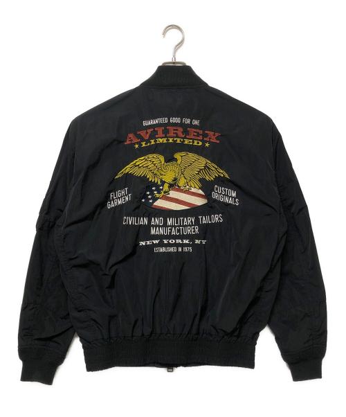 AVIREX（アヴィレックス）AVIREX (アヴィレックス) ミリタリージャケット ブラック サイズ: Mの古着・服飾アイテム