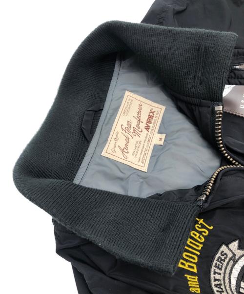 AVIREX（アヴィレックス）AVIREX (アヴィレックス) ミリタリージャケット ブラック サイズ: Mの古着・服飾アイテム