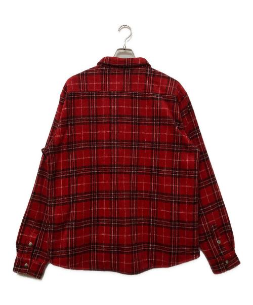 PROCLUB（プロクラブ）PROCLUB (プロクラブ) ワークシャツ レッド サイズ:XLの古着・服飾アイテム