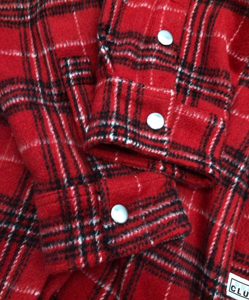 PROCLUB（プロクラブ）PROCLUB (プロクラブ) ワークシャツ レッド サイズ:XLの古着・服飾アイテム