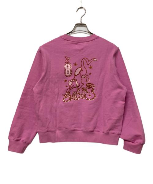 EVISU（エヴィス）EVISU (エヴィス) クルーネックスウェット ピンク サイズ:Lの古着・服飾アイテム