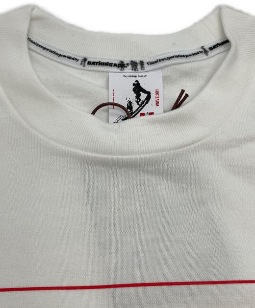 A BATHING APE（ア ベイシング エイプ）A BATHING APE (ア ベイシング エイプ) 半袖Tシャツ ホワイト サイズ:SIZE Mの古着・服飾アイテム