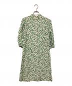 GANNIガニー）の古着「長袖ワンピース」｜グリーン