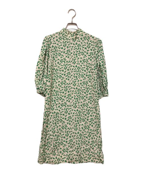 GANNI（ガニー）Ganni (ガニー) 長袖ワンピース グリーン サイズ:32の古着・服飾アイテム