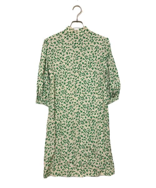 GANNI（ガニー）Ganni (ガニー) 長袖ワンピース グリーン サイズ:32の古着・服飾アイテム