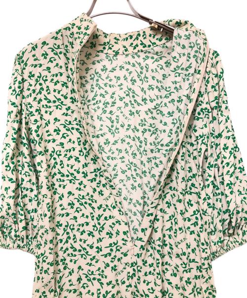 GANNI（ガニー）Ganni (ガニー) 長袖ワンピース グリーン サイズ:32の古着・服飾アイテム