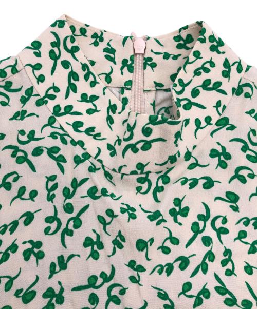 GANNI（ガニー）Ganni (ガニー) 長袖ワンピース グリーン サイズ:32の古着・服飾アイテム
