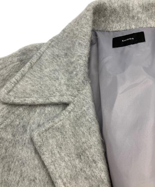 EMODA（エモダ）EMODA (エモダ) マキシダブルコート グレー サイズ:Freeの古着・服飾アイテム