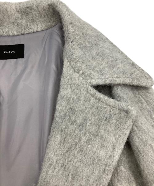 EMODA（エモダ）EMODA (エモダ) マキシダブルコート グレー サイズ:Freeの古着・服飾アイテム