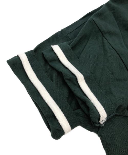 LACOSTE（ラコステ）LACOSTE (ラコステ) 半袖ワンピース グリーン×ホワイト サイズ:SIZE 36の古着・服飾アイテム