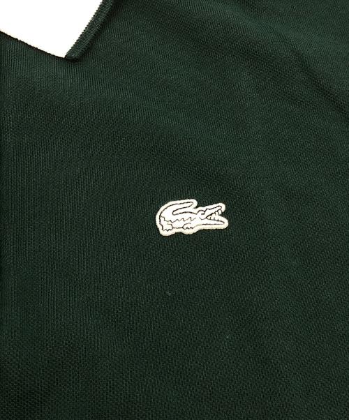 LACOSTE（ラコステ）LACOSTE (ラコステ) 半袖ワンピース グリーン×ホワイト サイズ:SIZE 36の古着・服飾アイテム