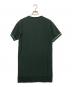 LACOSTE (ラコステ) 半袖ワンピース グリーン×ホワイト サイズ:SIZE 36：4000円