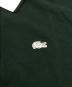 中古・古着 LACOSTE (ラコステ) 半袖ワンピース グリーン×ホワイト サイズ:SIZE 36：4000円