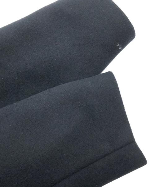 CITY（シティ）CITY (シティ) ノーカラーコート ブラック サイズ:Lの古着・服飾アイテム