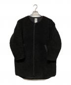 ORCIVALオーシバル）の古着「ボアコート」｜ブラック